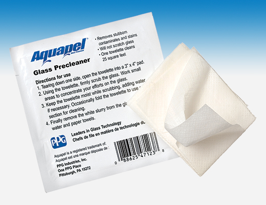 Aquapel Glass Pre-Cleaner Towelette - Aquapel Glass Treatment
